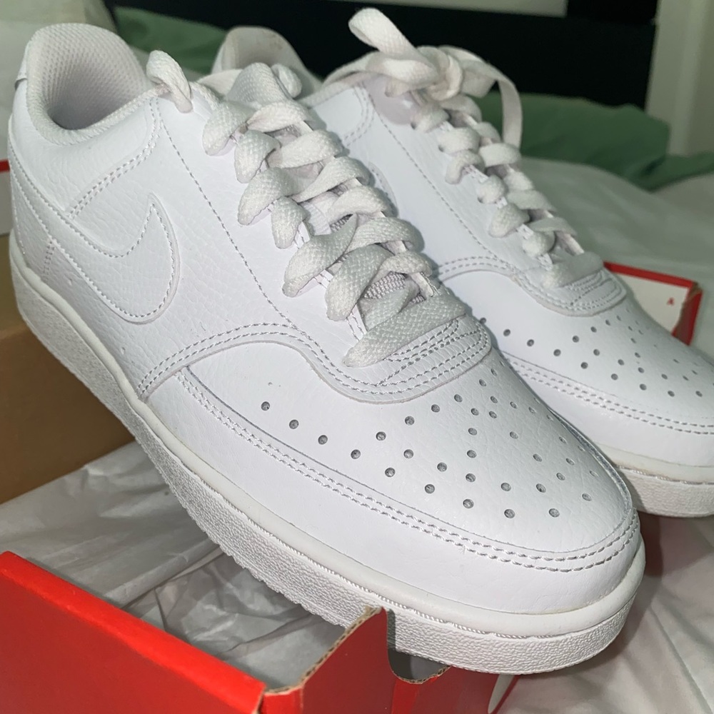 Nike Court Vision all white